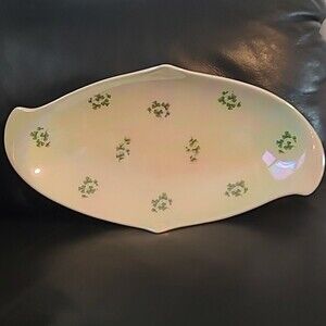 VTG Royal Winton Grimwades Shamrock Celery Dish Relish Tray Made In England 10"